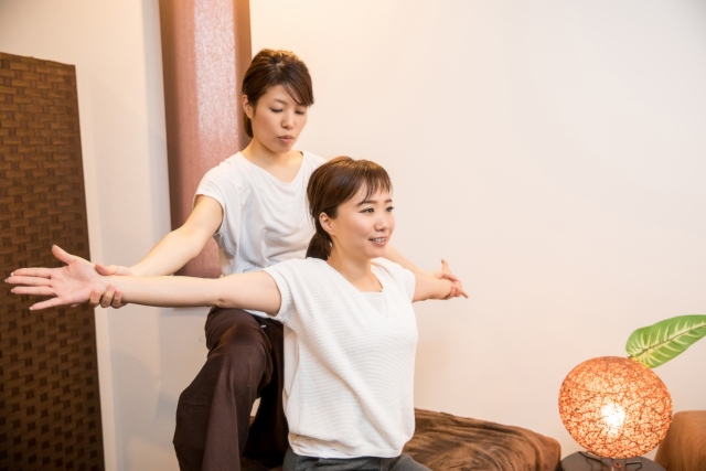 パーソナルストレッチ女性