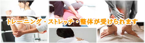 トレーニング・ストレッチ・整体